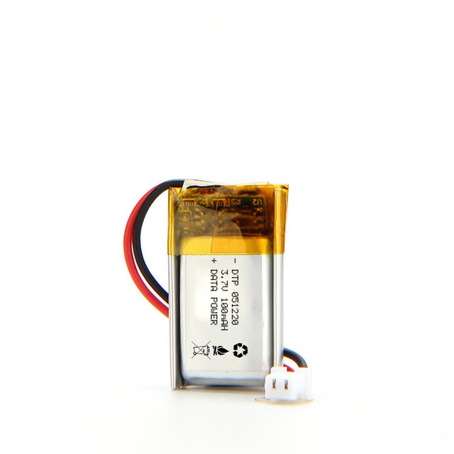 Factory Supply Mini Rechargeable Lithium Batteries 501220 3.7V 100mah Lipo Polymer Battery for Electronic