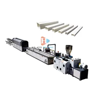 plastic PVC cable trunking production line cable channel wiring extruder machine