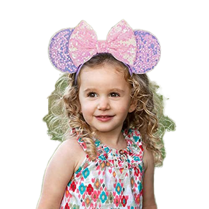 Diadema con Orejas de Ratón y Lentejuelas de Copo de Nieve para Navidad y Halloween, Disfraz de Princesa de Dibujos Animados para Cosplay, Decoración Brillante para Fiesta de Navidad - Product Image 3