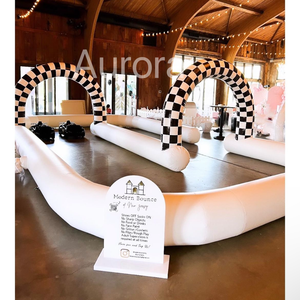 Pista de Coches de Choque Hinchable de PVC con Soplador y 3 Años de Garantía Incluye Kits de Reparación - Product Image 1