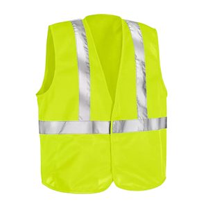 Hi Vis Lightweight Safety <b>Jacket</b> Vest Class 2 Construction <b>Worker</b> Chalecos Reflectivos Anaranjados De Seguridad Customized Logo - Product Image 2