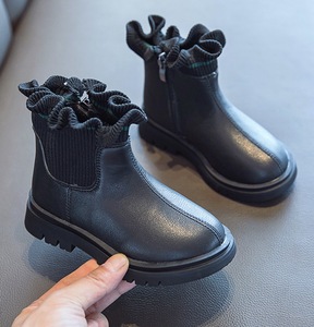 Bottes d'hiver chaudes pour tout-petits en PU, style mode, pour enfants - Offre spéciale - Product Image 6