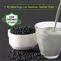 SOYSPRING Poudre de lait de soja aux haricots noirs 360g, Poudre de lait de soja pur aux haricots noirs, Boisson protéinée végétale instantanée, OEM disponible