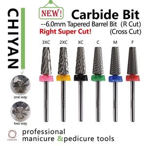 Bộ mũi khoan làm móng chuyên nghiệp chất lượng cao, cacbua vonfram vàng, thân lớn, an toàn, logo tùy chỉnh, 5 trong 1 - Product Image 6