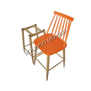 Pata de silla alta de Metal de alta calidad de Venta caliente para muebles