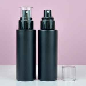 En magasin, flacon pulvérisateur de parfum en verre givré noir de 60 ml, 80 ml, 100 ml, 120 ml, flacon de lotion - Product Image 5