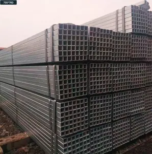 Q215A Q215B China Tubos estructurales de pintura negra y tubería de acero galvanizada