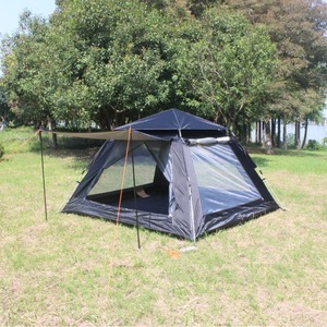 Outdoor Pop Up <b>Tent</b> 215x215cm Oxford Silver Coated Waterproof Four Seasons Camping <b>Tent</b> For 3-4 People - Product Image 3