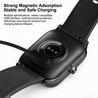 Câble de charge magnétique à broches Pogo, 2 broches, 4 broches, 5 broches, USB-A, âme en cuivre, PVC, pour smartwatch, dispositif portable, écouteur; OEM/ODM, personnalisé