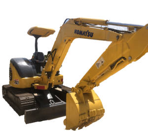 Motor Yanmar - Componentes Principales Hechos en Japón, Miniexcavadora Komatsu PC40MR-2 Usada de Alta Calidad, 4 Toneladas de Peso Operativo - Product Image 1