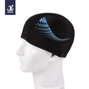 Bonnet de bain Jiehu en PU enduit, grande taille adulte, imperméable, couleur unie, pour hommes et femmes - Product Image 3