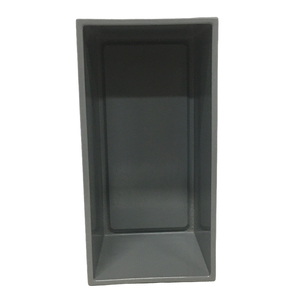 Macetas rectangulares de plástico <span class=keywords><strong>Artificial</strong></span> gris de alta calidad, maceta grande para interior, exterior, balcón, hogar, jardín, precio de fábrica - Product Image 3