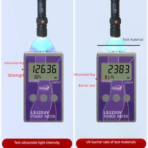 جهاز اختبار الأفلام الشمسية LS122، مقياس طاقة الأشعة تحت الحمراء، محلل حجب الأشعة فوق البنفسجية/الأشعة تحت الحمراء لأفلام تظليل زجاج السيارات والمباني وأدوات الاختبار - Product Image 3