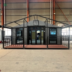 <span class=keywords><strong>Maison</strong></span> conteneur préfabriquée californienne à toit plat, extensible et sécurisée, 40 pieds, 2 chambres, maisons mobiles préfabriquées miniatures à <span class=keywords><strong>vendre</strong></span> - Product Image 1