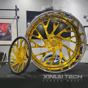 Cerchi in Lega Forgiata XINLAI Concavi Cromati 2/3 Pezzi 22 24 26 Pollici Cerchi Cromati 26 Forgiato Vendita Calda Cerchi Forgiati - Product Image 3