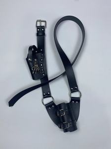 Steampunk Renaissance Piraten Schoudergordel Baldric Pu Lederen Flintlock Cutlass <span class=keywords><strong>Holster</strong></span> Larp Zwaard Pistool Houder Cosplay Kostuum - Product Image 6