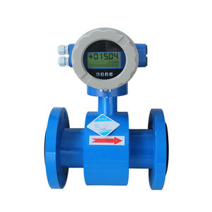 Mặt bích kẹp Meter điện từ dòng chảy hiển thị kỹ thuật số siêu âm lưu lượng kế cho nước kẹp trên - Product Image 1