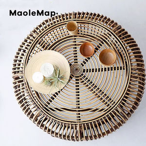 Table <span class=keywords><strong>de</strong></span> café moderne en rotin <span class=keywords><strong>de</strong></span> <span class=keywords><strong>bistrot</strong></span> café <span class=keywords><strong>salon</strong></span> <span class=keywords><strong>de</strong></span> jardin meubles <span class=keywords><strong>de</strong></span> patio d'hôtel nordique table <span class=keywords><strong>de</strong></span> café en osier <span class=keywords><strong>de</strong></span> jardin - Product Image 6