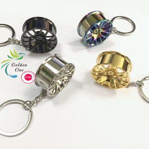 Promoción personalizada caja de cambios palanca de cambios fuerte 3D llaveros Personalizados <span class=keywords><strong>Mini</strong></span> Auto Turbo piezas de coche grabado Metal 3D llavero - Product Image 4