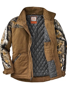 OEM Custom Zip up <b>Jacket</b> <b>Men</b> Heavyweight Cotton <b>Canvas</b> Work <b>Jacket</b> with Zip Chest Pockets for <b>Men</b> - Product Image 2