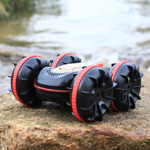 2.4G Nhanh Chóng Không Thấm Nước 4WD RC Xe Đôi Điều Khiển Đổ Bộ Xe Với Ánh Sáng Cho Trẻ Em Của Hồ Bơi Chơi Bao Gồm Điều Khiển Từ Xa - Product Image 5