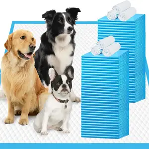 Lekvrij Wegwerp Puppy Groothandel Goedkope Biologisch Afbreekbare Verzorgingsmat Hond Urine Puppy Toilet Mat Training Puppy Pads