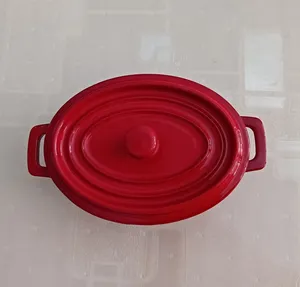 मिनी कच्चा लोहा enameled casseroles