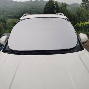 Pare-soleil de voiture pliable personnalisé avec logo, réflecteur UV et chaleur, protection intérieure estivale pour berline, SUV, camion – Cadeau publicitaire - Product Image 4