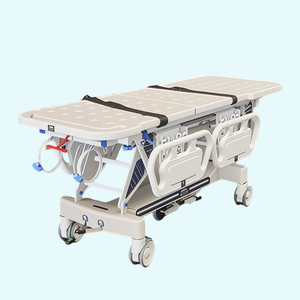 Ruedas silenciosas de lujo, vehículos de transporte quirúrgico ABS, Control de manivela plegable, cama completa, elevación del cuerpo, muebles de Hospital de movimiento bajo - Product Image 6