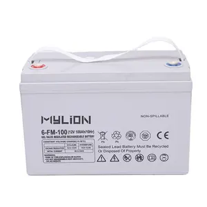 Mylion ML 6-FM-100 Lead Acid Battery 12V 100Ah GEL Battery For Solar System Lighting Battery