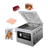 Machine d'emballage alimentaire sous vide automatique industrielle de table DZ-260 à chambre unique en acier inoxydable pour sauces et huiles
