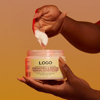 Après-shampoing hydratant et rafraîchissant végétalien à l'huile de ricin noire jamaïcaine et au beurre de karité naturel, marque distributeur
