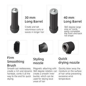 Cepillo Secador de Pelo Mixto HQ con Iones Negativos de Alta Velocidad, Rizador Automático, Secador de Pelo 6 en 1 con Aire Caliente - Product Image 3