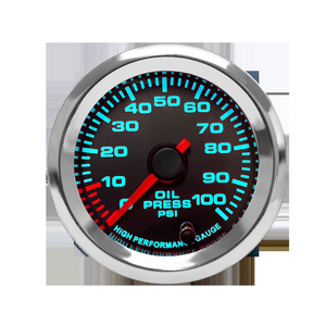 Oil Pressure Gauge 2-Inch 0-100 PSI Universal Electronic High Performance For <b>Modified</b> Cars - Product Image 5