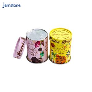 Boîte d'emballage cylindrique en carton kraft pour capsules de gel alimentaire à base de plantes, design personnalisé, recyclable, tube en papier pour poudre de protéines - Product Image 2