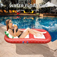 Grand radeau de salon de piscine en PVC épais et durable pour la détente sur le lac, la piscine et la plage