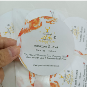 Chất Lượng Cao Tùy Chỉnh Mùi Vòng Nhãn <span class=keywords><strong>Scratch</strong></span> Và <span class=keywords><strong>Sniff</strong></span> Thơm Dán Cho Túi Trà - Product Image 1