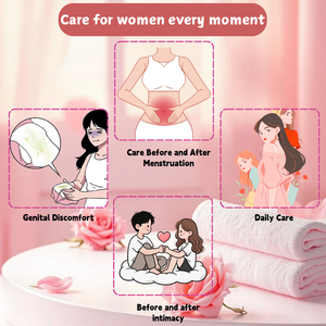 Huile de rose biologique à base de plantes chinoises pour la zone intime, huile de rose pour femmes, huile vaginale naturelle, resserrement du yoni - Product Image 6
