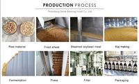 Sauce soja japonaise 1000L sans gluten brassée en vrac directement de l'usine