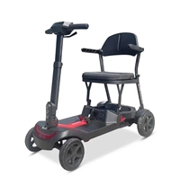 Scooter électrique compact pour personnes âgées, léger, pliable, avec frein automatique