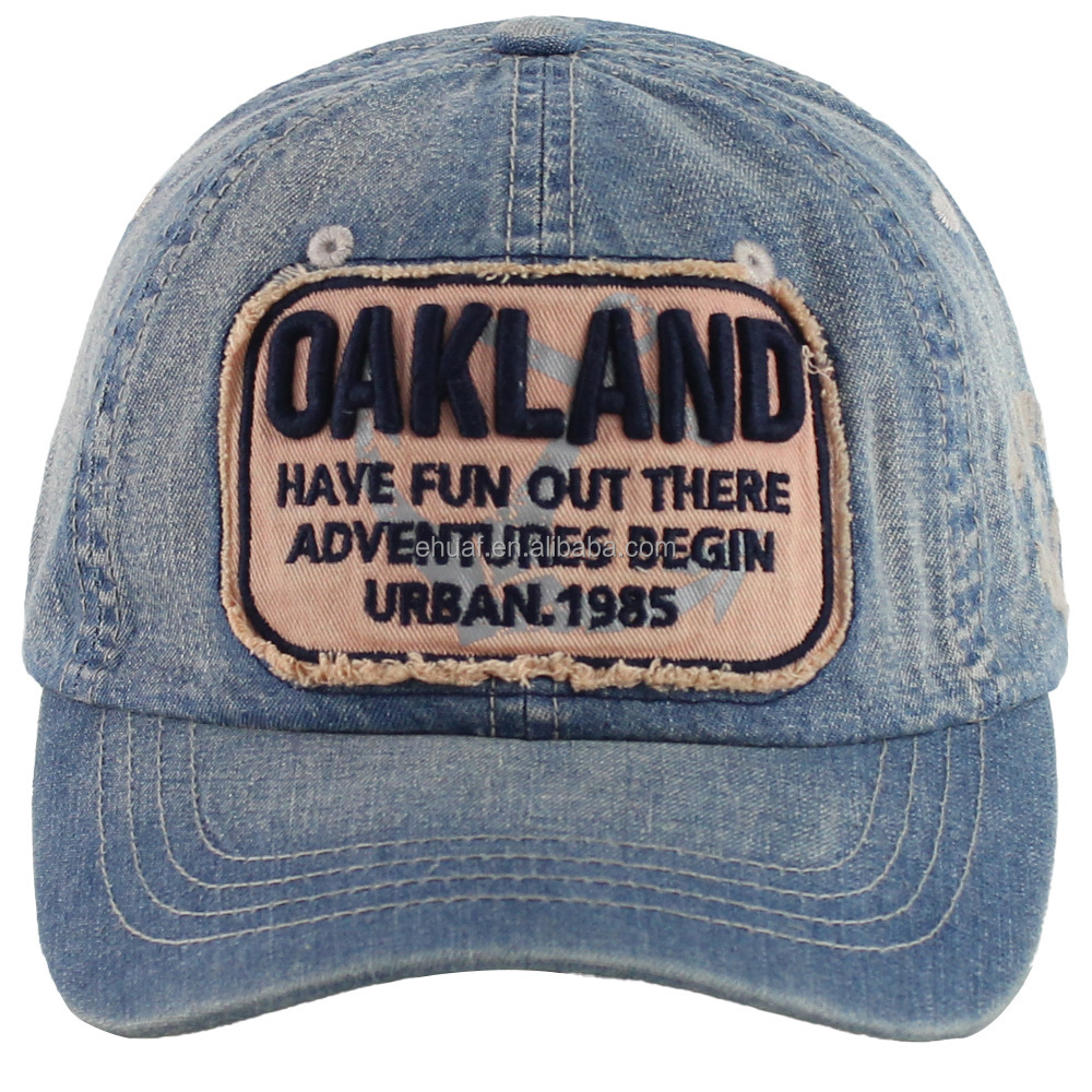 Cotton Customizable Hats 3d Embroidery 