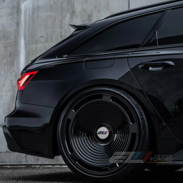 New Custom One-piece Car Wheels 24-30 Inch 5x120/5x114.3 100mm 30mm Silver Chrome Polish Aluminum Alloy Forged Concave EZW