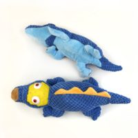 Usine écologique doux en peluche et Latex jouets pour animaux de compagnie grinçant mignon Crocodile interactif à mâcher jouet pour chien