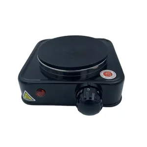 500W Single Solid Hot Plate Electric Cooking Stove for Tea and Coffee