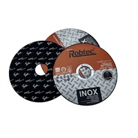 Disque de découpe en résine super fin 0,8 mm 115 x 22,23 mm pour acier inoxydable - Meule pour meuleuse d'angle haute vitesse (13300 tr/min)