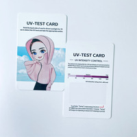 Großhandel Vollfarbiger Digitaldruck PVC UV-Farbwechsel-Testkarte Tragbare UV-Intensitäts-Prüfkarte