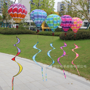 <span class=keywords><strong>Montgolfière</strong></span> Vent Spinner Arc-En-Ciel Suspendu Vent Twister Jardin Extérieur Décor Enfant Cadeau Festival Célébration <span class=keywords><strong>Montgolfière</strong></span> - Product Image 1