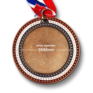 Low MOQ Custom Marathon 5/10K Professional Manufacturer Free Design Service Sports Event Awards Bulk Orders Medals Display Frame - Product Image 4