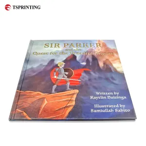 Muestras gratis Reciclable Story Coloring Hardcover Hard Cover Board Books Libro educativo personalizado para niños Impresión de libros