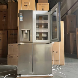 <span class=keywords><strong>Réfrigérateur</strong></span> <span class=keywords><strong>de</strong></span> porte intérieure <span class=keywords><strong>de</strong></span> 655 litres - Refroidissement par air, sans givre <span class=keywords><strong>avec</strong></span> fonction <span class=keywords><strong>de</strong></span> fabrication <span class=keywords><strong>de</strong></span> glace - Doté d'un écran LED - Product Image 2